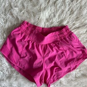 Lululemon Bright Pink Hotty Hot  Athletic Shorts